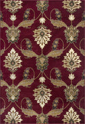 3'3" x 4'11" Polypropelene Red Area Rug