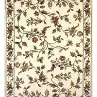 2'2" x 7'11" Runner Polypropelene Ivory Area Rug