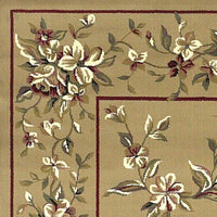 2'2" x 7'11" Runner Polypropelene Beige Area Rug