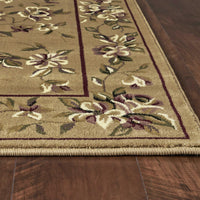 2'2" x 7'11" Runner Polypropelene Beige Area Rug