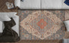 3'3" x 5'3" Jute Blue-Red Area Rug