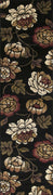 2'2" x 7'11" Runner Polypropelene Black Area Rug