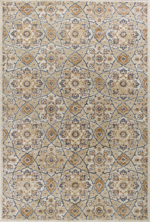 3'3" x 4'11" Polypropelene Ivory Area Rug