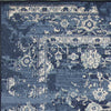 3'3" x 4'11" Polypropelene Azure Blue Area Rug