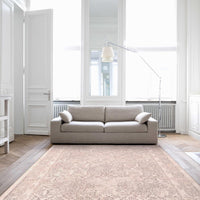 3'3" x 4'11" Polypropelene Ivory Area Rug