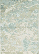 3'3" x 4'11" Polyester Sand Grey Area Rug