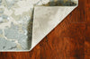3'3" x 4'11" Polyester Sand Grey Area Rug