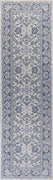 2'2" x 7'6" Polyester Slate Blue Area Rug