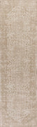 2'2" x 7'6" Polyester Champagne Area Rug
