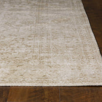 3'3" x 5'3" Polyester Champagne Area Rug