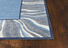 3'3" x 5'3" Polyester Denim Area Rug