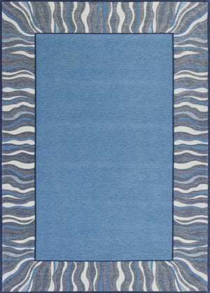 3'3" x 5'3" Polyester Denim Area Rug