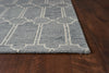 3'3" x 5'3" Wool Blue Area Rug