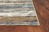 3'3" x 4'7" Viscose Ivory-Blue Area Rug