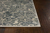 3'3" x 4'7" Viscose Ivory-Blue Area Rug