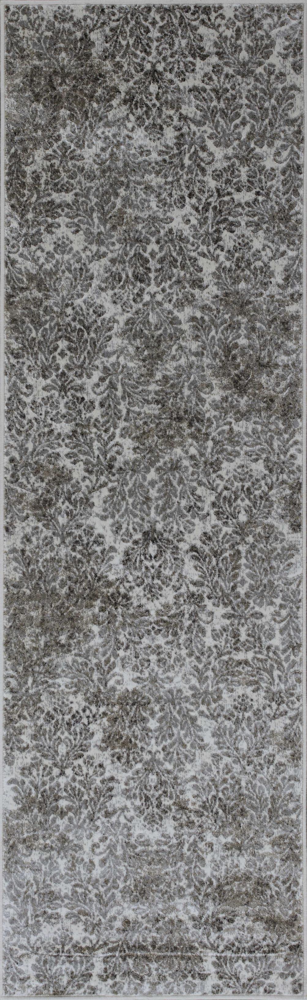 2'2"X 6'11" Runner Viscose Ivory-Sand Area Rug