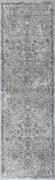 2'2"X 6'11" Runner Viscose Silver-Blue Area Rug