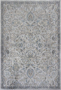 3'3" x 4'7" Viscose Silver-Blue Area Rug