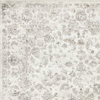 3'3" x 4'7" Viscose Silver Area Rug