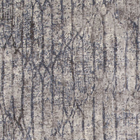 3'3" x 4'7" Viscose Grey Blue Area Rug