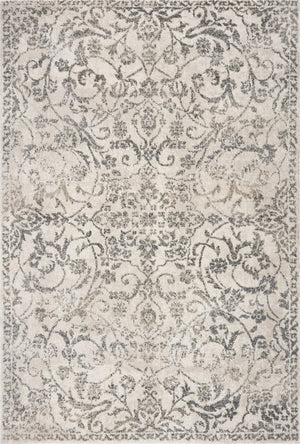 3'3" x 4'11" Polypropelene Ivory Area Rug