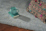 3'3" x 5'3" Polyester Blue Heather Area Rug