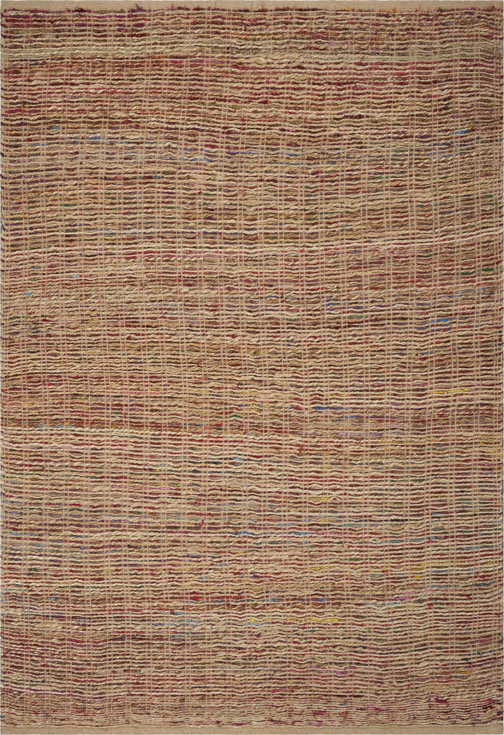 3'3" x 5'3" Jute Multicolor Area Rug