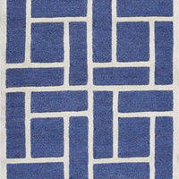 2'3" x 7'6" Runner Wool Indigo Area Rug