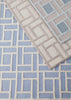 3'3" x 5'3" Wool Ice Blue Area Rug