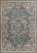 5'x8' Slate Blue Floral Indoor Area Rug