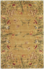 2'6" x 4'6" Wool Gold Area Rug