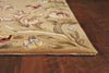 2'6" x 4'6" Wool Gold Area Rug