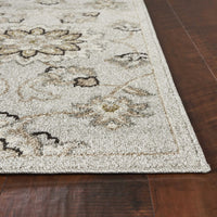 5'3" x 7'7" UV-treated Polypropelene Silver Area Rug