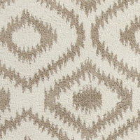 3'3" x 5'3" Microfiber Ivory-Beige Area Rug