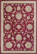 7'7" x 10'10" Polypropelene Red Area Rug