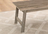 55.25" Dark Taupe Particle Board And Laminate Three Pieces Table Set