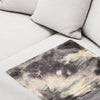 50" x 60" Naples Grey-Off White Fur - Throw