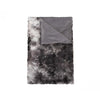 50" x 60" Naples Charcoal-Grey Fur - Throw