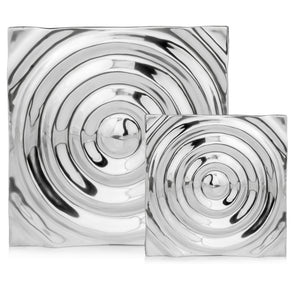 1.5"x 12"x 12" Buffed Onda SM Rippled Wall Tile