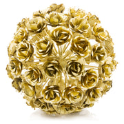 8"x 8"x 8" Esfera Rosa Rose Sphere-Gold