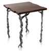 20"x 19"x 24" Brown & Silver OM Parra Vine Side Table