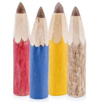 5.5"x 5.5"x 22" Natural-Brown Lapiz Standing Pencil