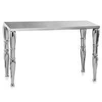 17.5"x 35"x 21" Buffed Jackson LG Rect Table-Bench