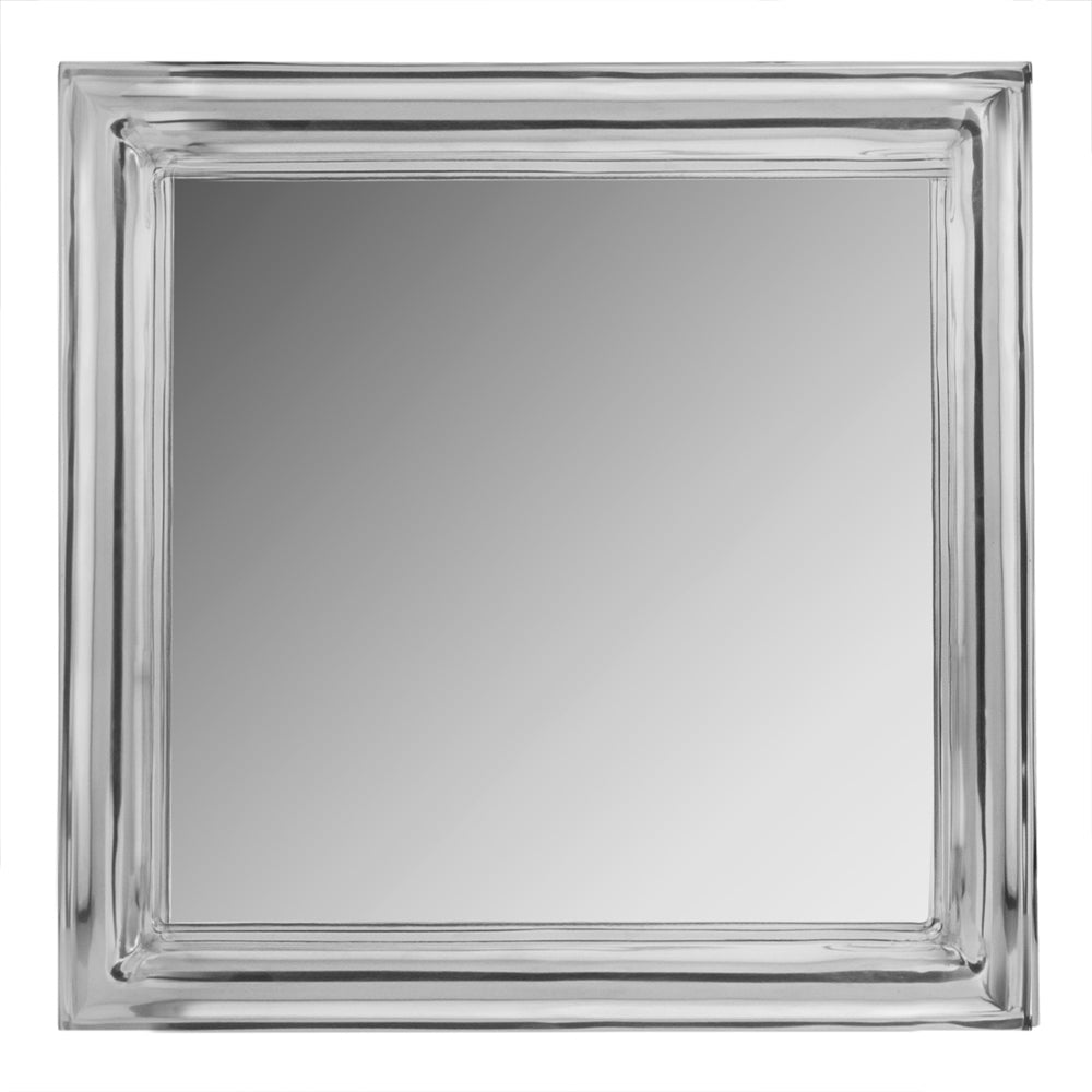 3"x 28"x 28" Buffed Crowne Wall Mirror