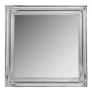 3"x 28"x 28" Buffed Crowne Wall Mirror