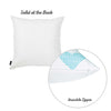 Aqua Blue Chevron Printed Decorative Throw Pillow Cover