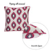 17"x 17"Purple Jacquard Slices Decorative Throw Pillow Cover Set Of 2 Pcs Square