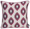 17"x 17"Purple Jacquard Slices Decorative Throw Pillow Cover Set Of 2 Pcs Square