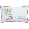 20" x 12"Christmas Socks Printed Decorative Throw Pillow Cover