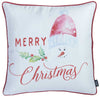 18"x18" Merry Christmas Printed Decorative Throw Pillow Cover